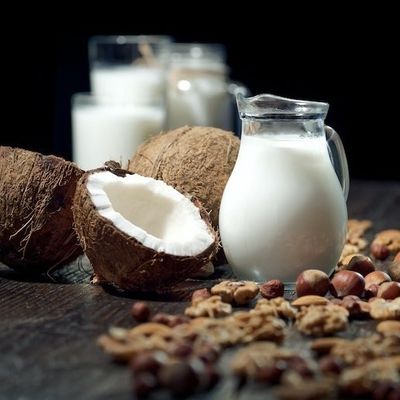 Nahrungsergänzungsmittel Pulver Mittelkette Triglyceride Kokosöl MCT Pulver