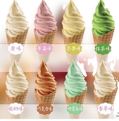 Weich servieren Eiscreme Pulver Melone und andere Aromen für leckere Leckereien