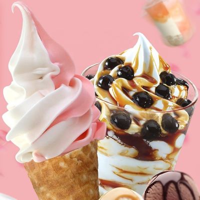 Weißes Eis Milchgeschmack Instantpulver in weiche Eiscreme Pulvermischung
